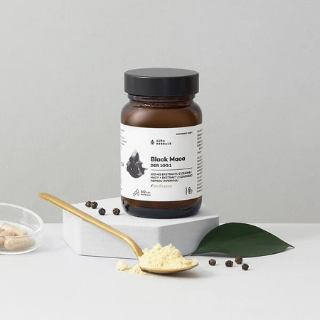 Aura Herbals Maca Negra DER 100:1, cápsulas, 60 uds.