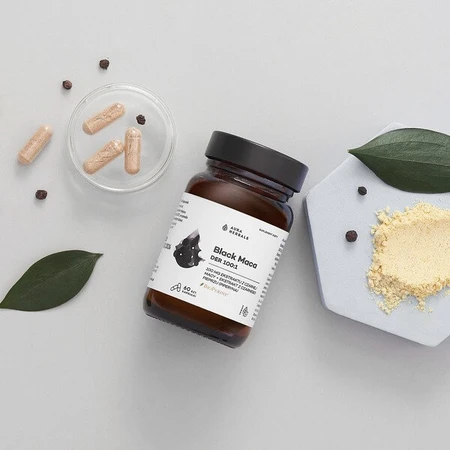 Aura Herbals Maca Negra DER 100:1, cápsulas, 60 uds.
