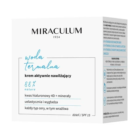 Miraculum Thermal Water, active moisturizing day cream, 50 ml