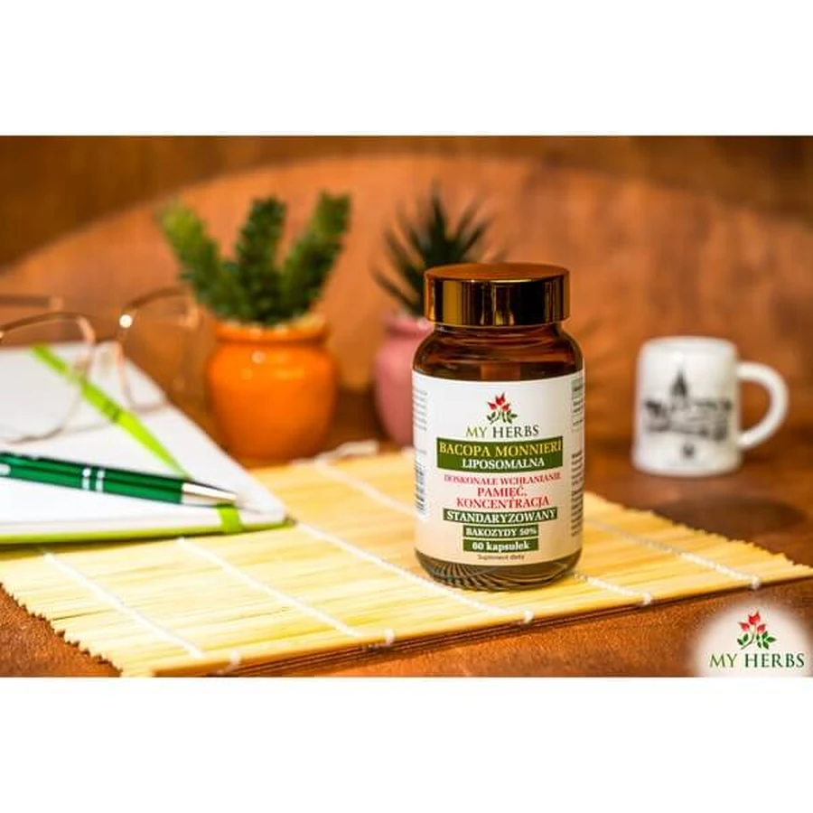 My Herbs Bacopa Monnieri Liposomal, cápsulas, 60 uds.