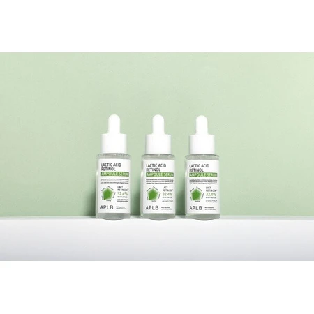 APLB Milchsäure-Retinol-Ampulle, glättendes Serum mit Milchsäure und Retinol, 40 ml