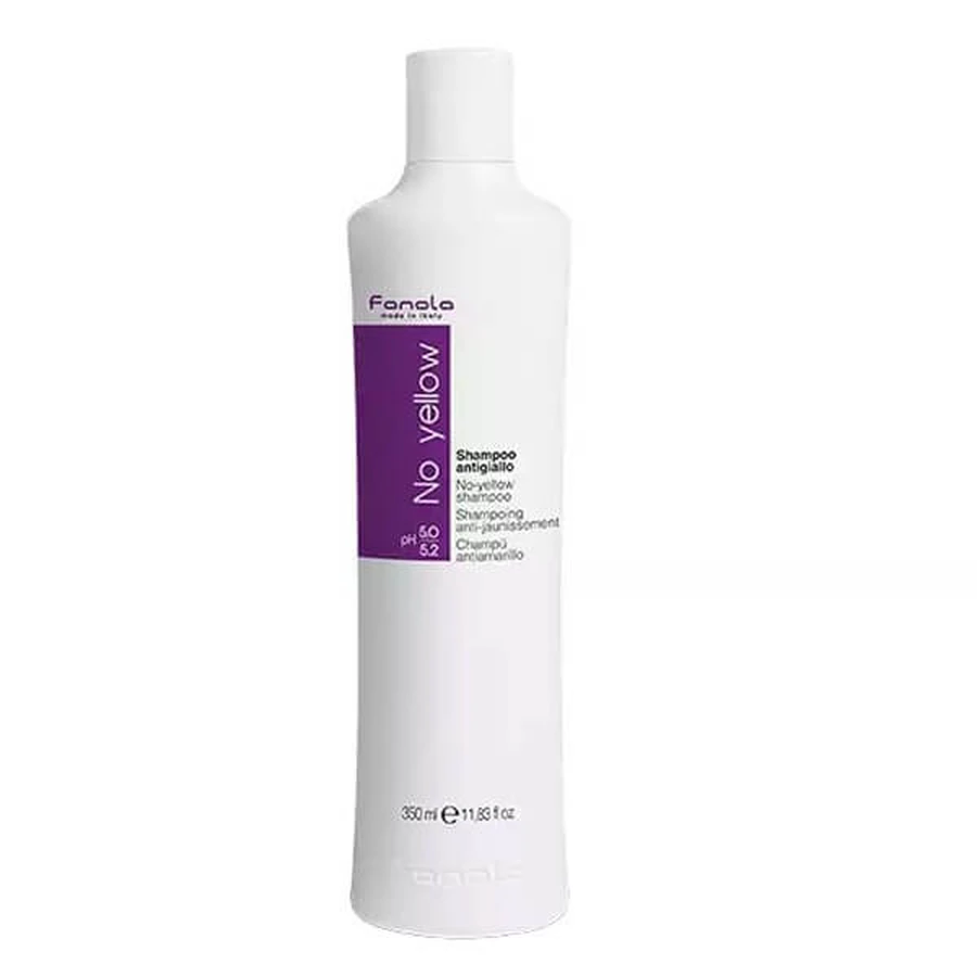 Fanola No Yellow Shampoo, farbneutralisierendes Shampoo für blondes Haar, 350 ml