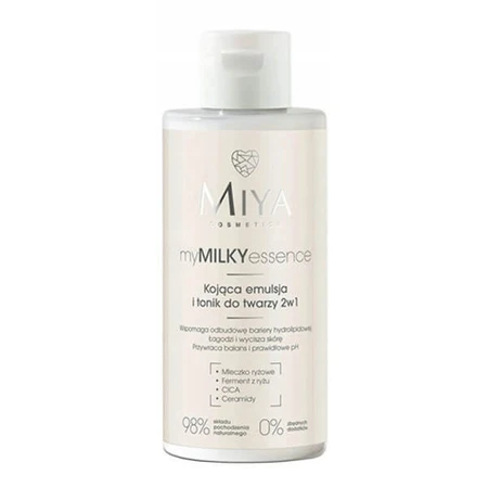 Miya Cosmetics myMILKYessence, soothing emulsion and facial toner 2-in-1, 150 ml