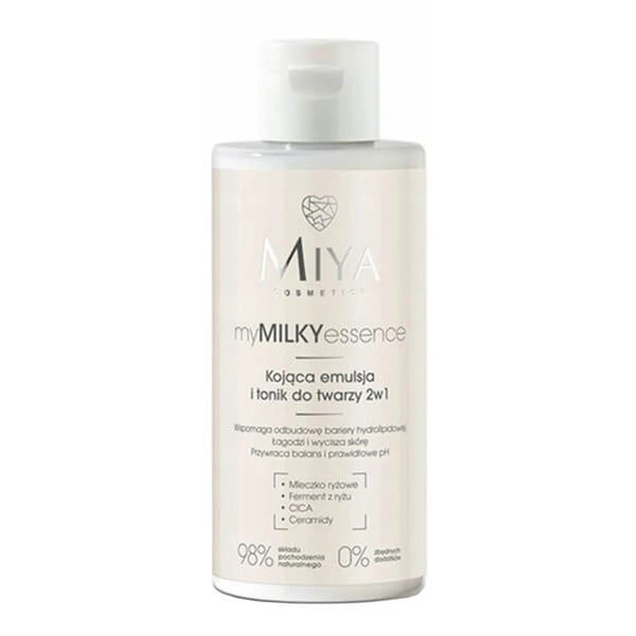 Miya Cosmetics myMILKYessence, soothing emulsion and facial toner 2-in-1, 150 ml