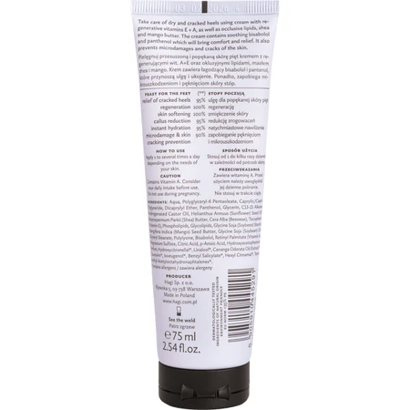 Hagi Go barefoot, Lipidcreme für die Füße, 75 ml