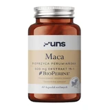 Uns Maca + Bioperine, cápsulas, 60 uds.