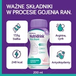 Set van 3 x Nutridrink Skin Repair, chocoladesmaak, vloeibaar, 4 x 200 ml + INTENO Soft Care, verzorgingsdoekjes, 10 stuks.