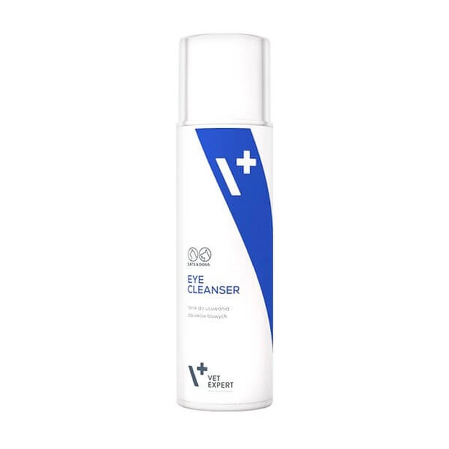 Vet Expert Eye Cleanser, Augenpflegemittel für weiße Hunde und Katzen, 100 ml.