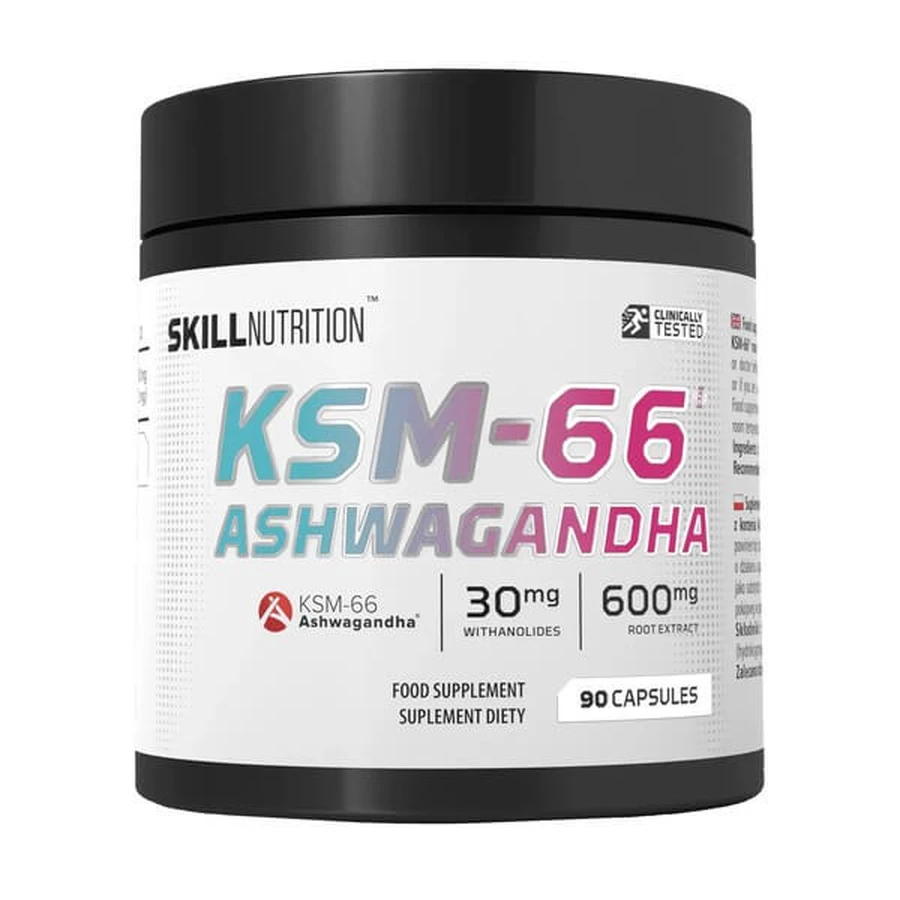 Skill Nutrition KSM-66 Ashwagandha, capsules, 90 pcs.