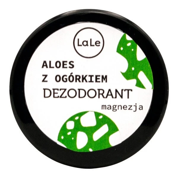 LaLe, deodorant in cream with magnesia, aloe vera with cucumber, 50 ml