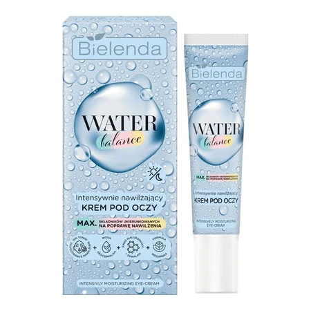 Bielenda Water Balance, crème hydratante intensive pour les yeux, 15 ml