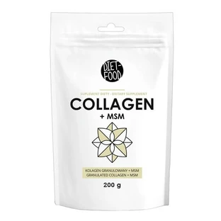Diet-Food, Collagène de bœuf + MSM, poudre, 200 g