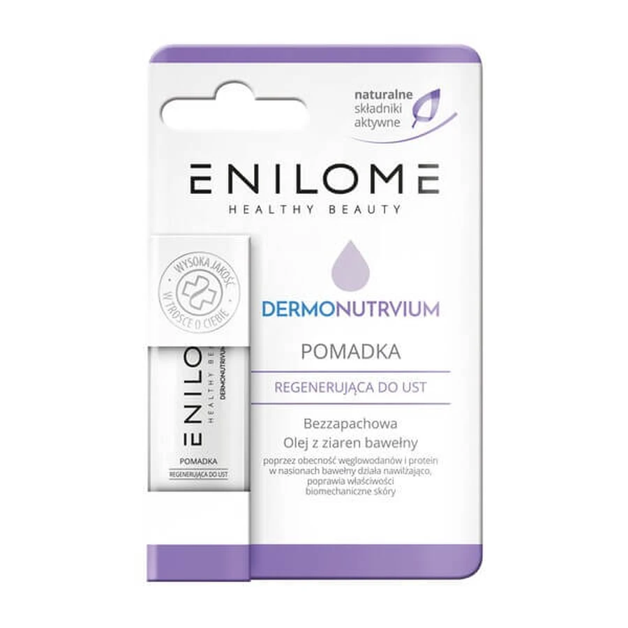 Enilome Healthy Beauty Dermonutrivum, rouge à lèvres régénérant, 4,5 g
