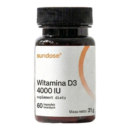 Sundose Vitamin D3 4000 IU, capsules, 60 pcs.