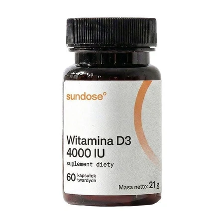 Sundose Vitamin D3 4000 IU, capsules, 60 pcs.