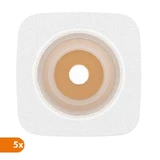Natura Stomahesive, stoma plate, plastic, 70/33-56 mm, 5 pcs.
