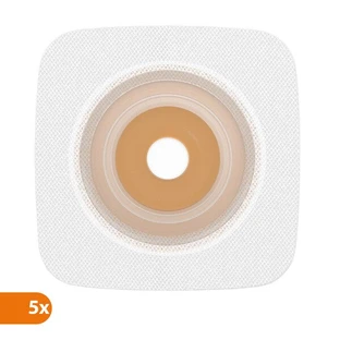 Natura Stomahesive, stoma plate, plastic, 70/33-56 mm, 5 pcs.