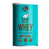 Diet-Food, Keto Whey Protein Isolate, whey protein with coconut oil MCT, 500 g