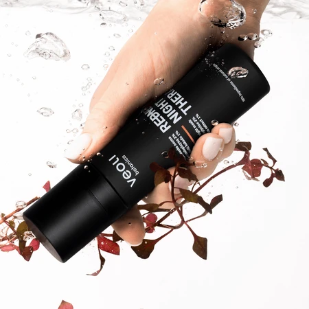 Veoli Botanica Redness Night Therapy, mascarilla de noche calmante e iluminadora, 50 ml