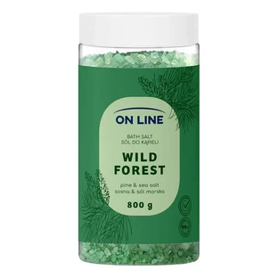 On Line Wild Forest, sal de baño, 800 g