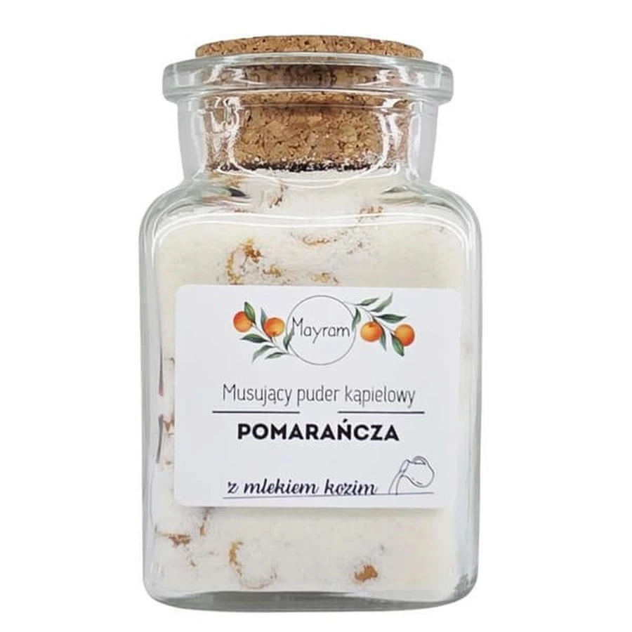 Mayram, sprudelndes Badepulver, Orange, 130 g