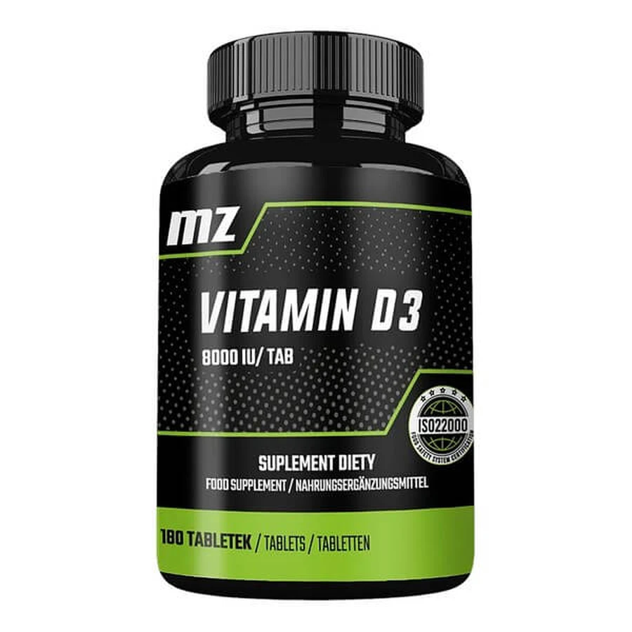 MZ Vitamin D3, tablets, 180 pcs.