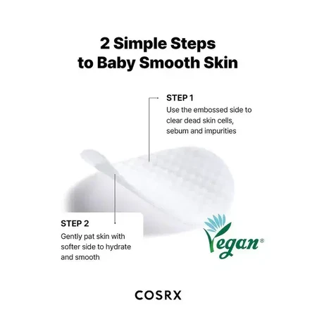 Cosrx One Step Green Calming Pad, tampons tonifiants pour le visage, 70 pcs.