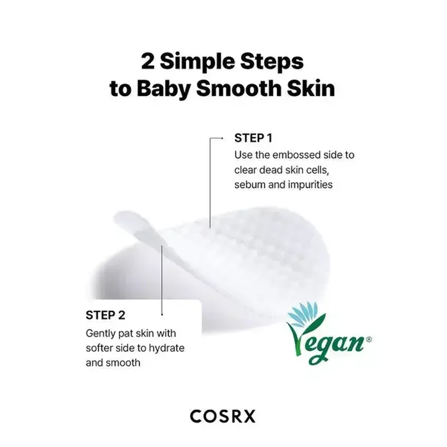 Cosrx One Step Green Calming Pad, tampons tonifiants pour le visage, 70 pcs.