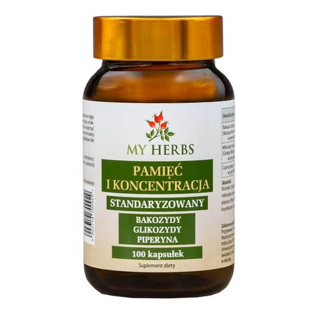 Bio Herbs Mémoire et Concentration, gélules, 100 pcs.
