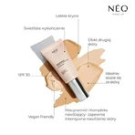 NEO Make Up Intense Serum, fond de teint hydratant, 02 IVORY, 30 ml