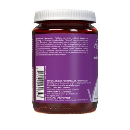 Vitalers Jod 200 mcg, Tabletten, 120 Stück.
