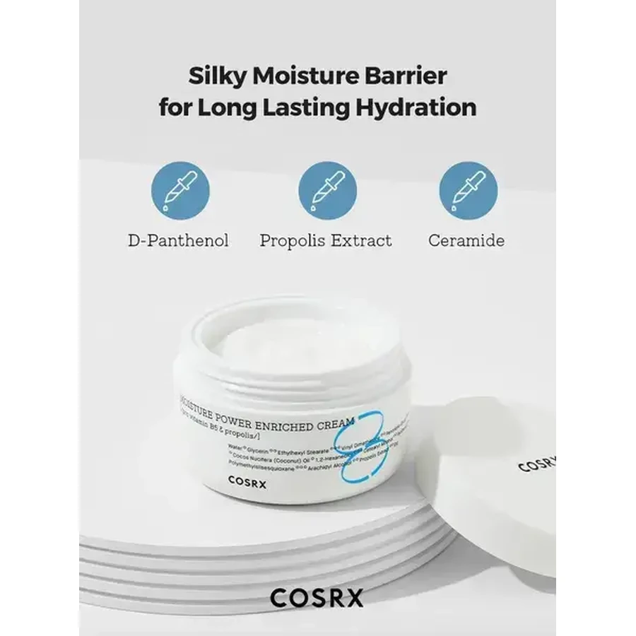 Cosrx Hydrium Moisture Power Verrijkte Crème, gezichtscrème, 50 ml
