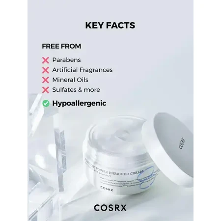 Cosrx Hydrium Moisture Power Verrijkte Crème, gezichtscrème, 50 ml