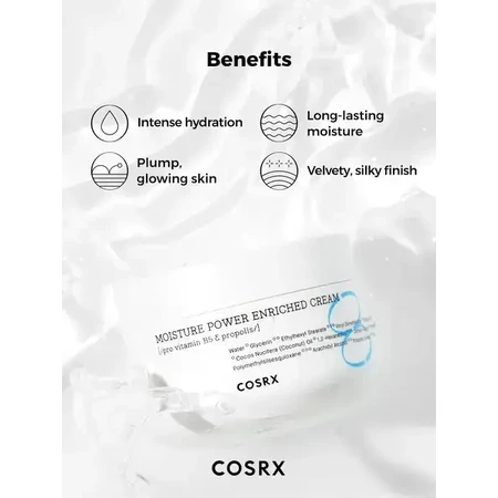 Cosrx Hydrium Moisture Power Verrijkte Crème, gezichtscrème, 50 ml