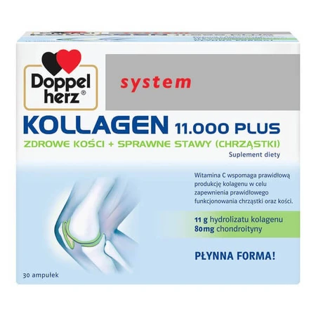 DOZ Product set Vitamin C 1000 + bioflavonoids, capsules, 60 pcs. + Doppelherz system Kollagen 11,000 PLUS, liquid, ampoules, 30 pcs. x 25 ml