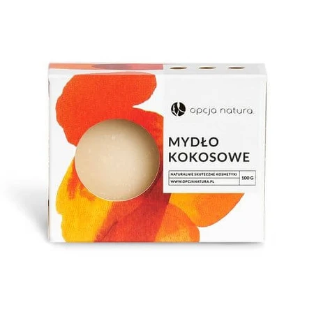 Natura Option, soap, coconut, 100 g