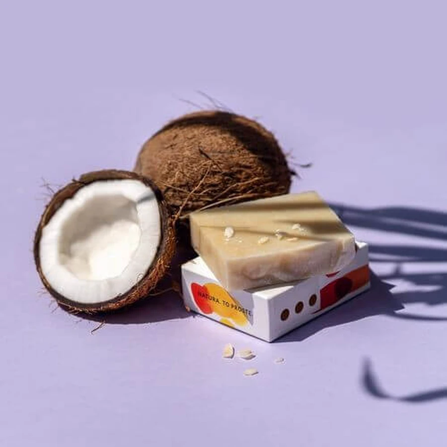 Natura Option, soap, coconut, 100 g