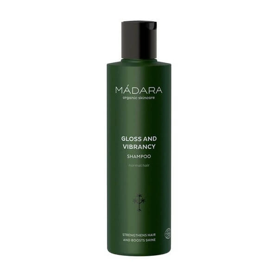 Madara Hair Care, Gloss and Vibrancy, shine restoring shampoo, 250 ml