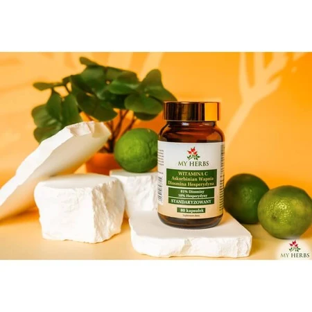 My Herbs Vitamin C Calcium Ascorbate, Diosmin, Hesperidin, capsules, 80 pcs.