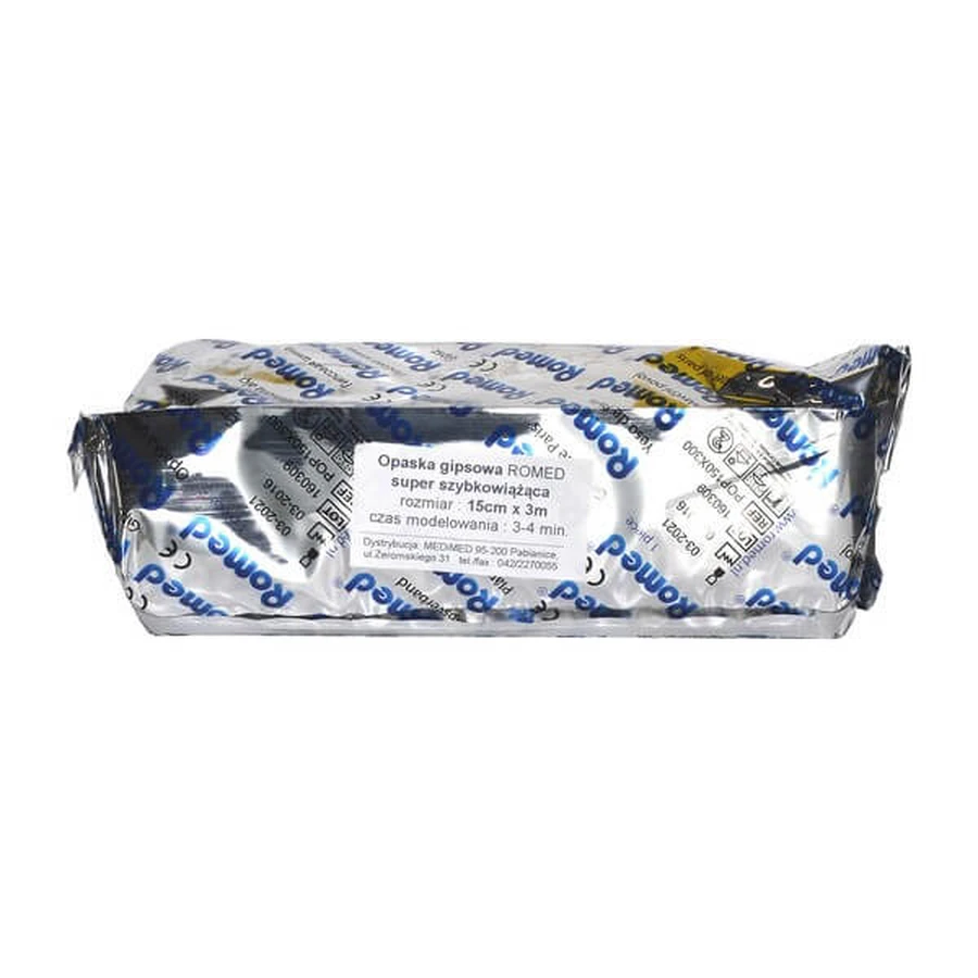 Romed, Gipsbinde, 3 m x 15 cm, 1 St.