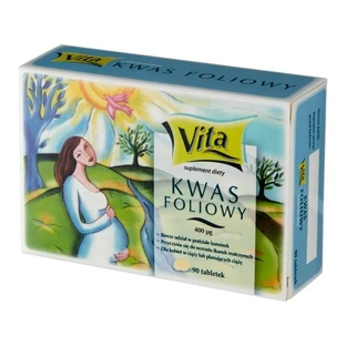 Vita Folsäure, Tabletten, 90 Stück.