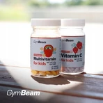 GymBeam Multivitamin für Kinder zum Lutschen, Tabletten, 120 Stück.