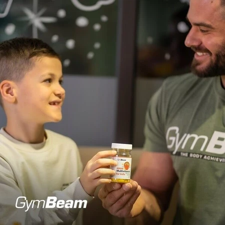 GymBeam Multivitamin für Kinder zum Lutschen, Tabletten, 120 Stück.