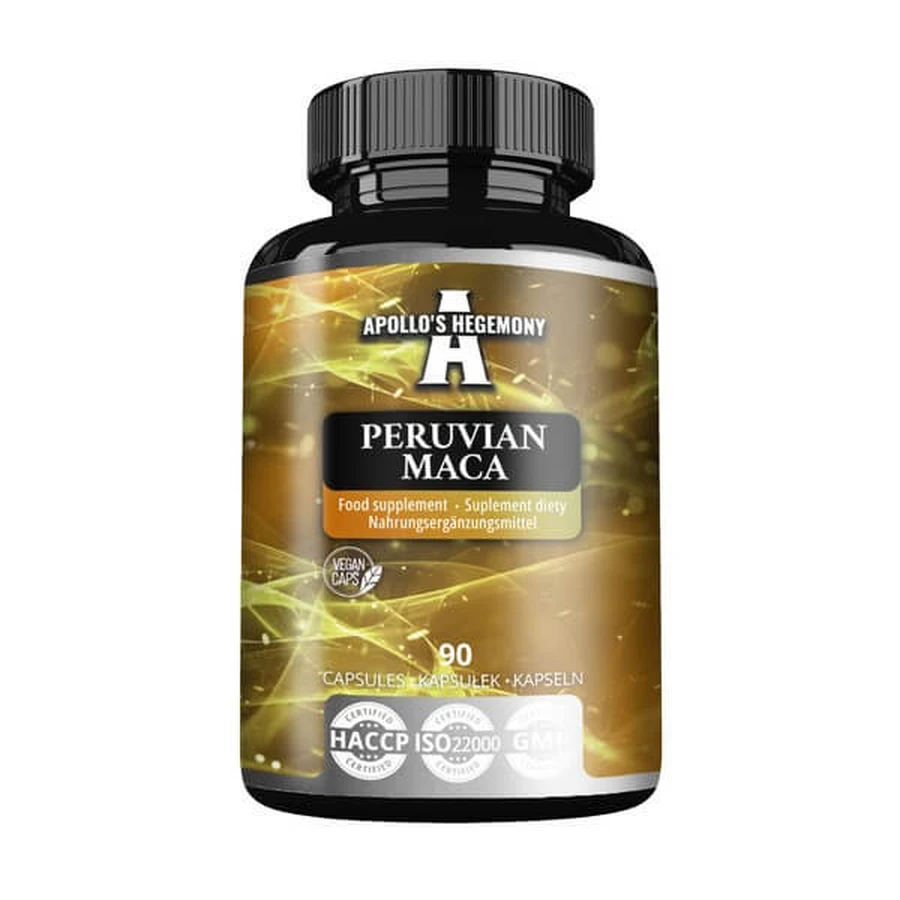 Apollo's Hegemony Peruvian Maca, kapsułki, 90 szt.: ceny i cechy
