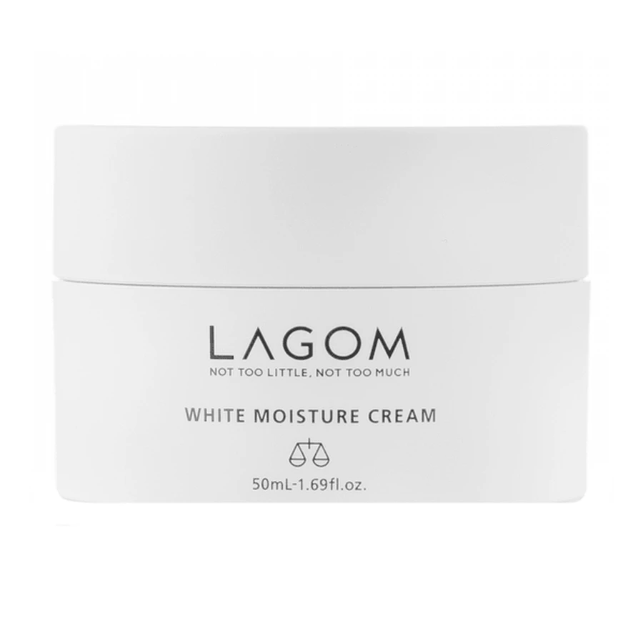 Lagom White Moisture Cream, moisturizing and brightening cream for dull and uneven skin, 50 ml
