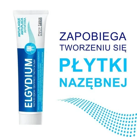 Set of 2 x Elgydium Anti Plaque, toothpaste, 75 ml
