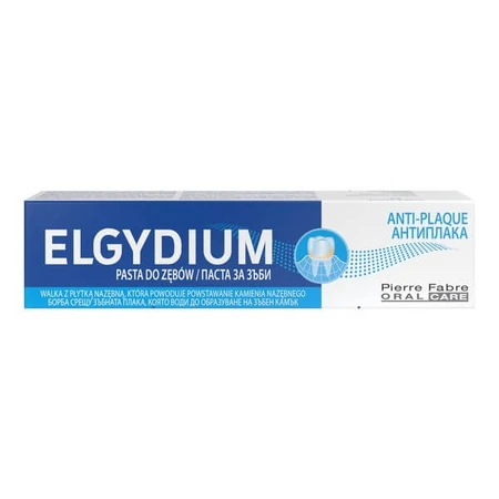 Set of 2 x Elgydium Anti Plaque, toothpaste, 75 ml