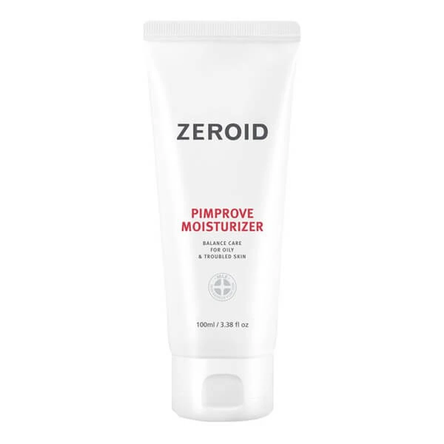 Zeroid Pimprove Hidratante, hidratante para pieles grasas, mixtas y con tendencia acneica, 100 ml