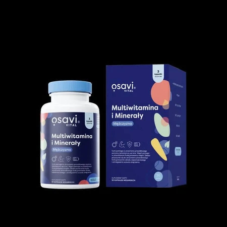 Osavi Multivitamin and Minerals Male, hard capsules, 90 pcs.