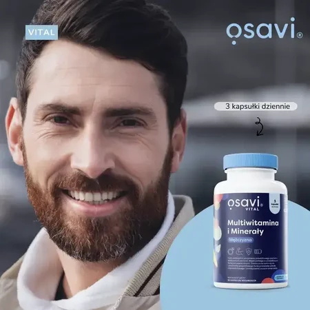 Osavi Multivitamin and Minerals Male, hard capsules, 90 pcs.